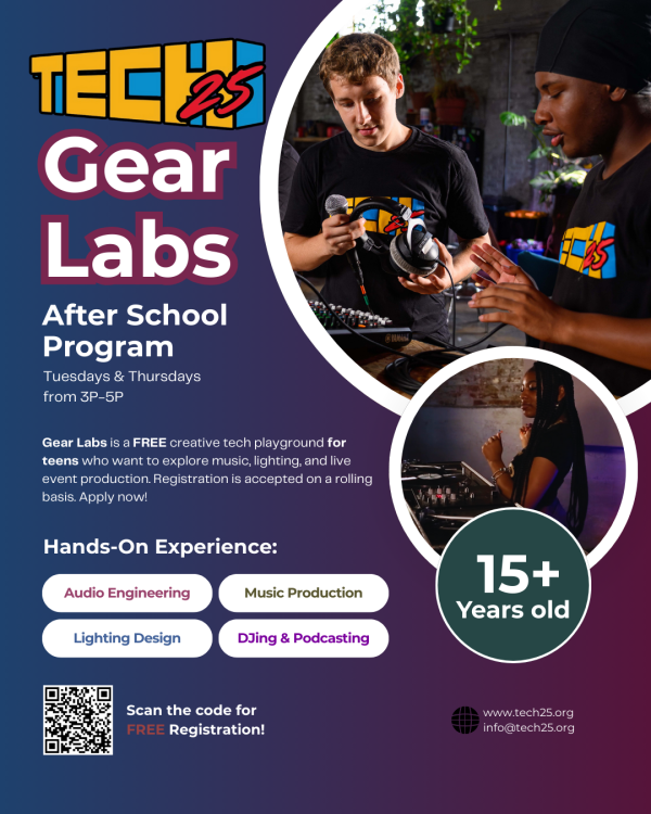 Photo for Tech25 Launches    Gear Labs    Free After-School  Creative Program for Pittsburgh Area Teens