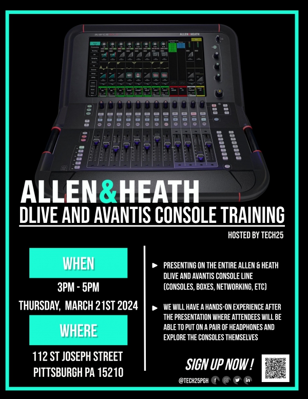 Photo for Allen & Heath DLive and Avantis Console Training 