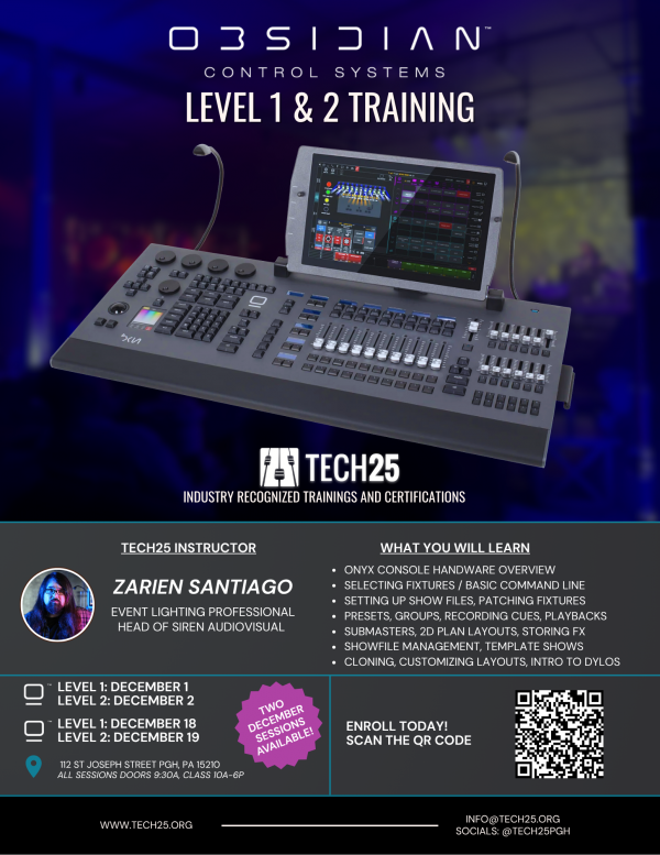 Photo for Obsidian Lighting Control - Level 2 Training Session