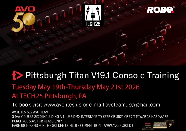Photo for Avolites Titan 3 day Training-2026-05-19