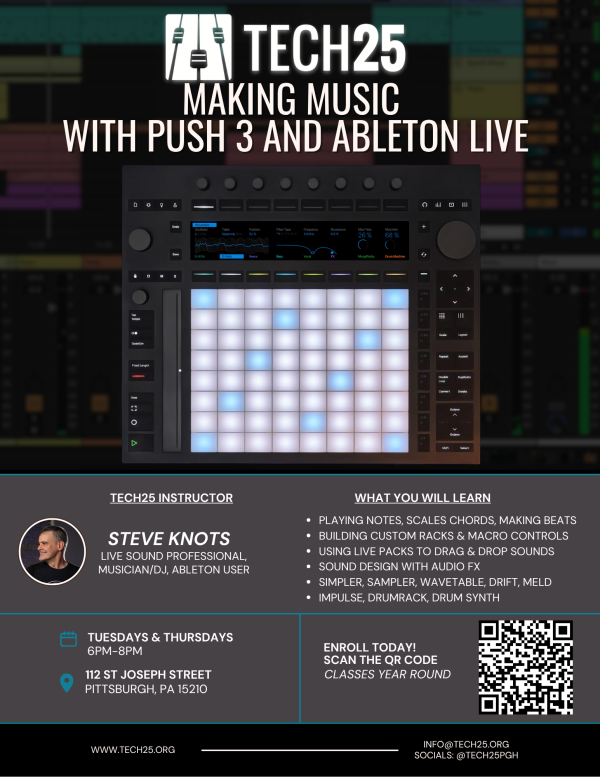 Photo for Making Music with Push 3 & Ableton Live: Spring Session